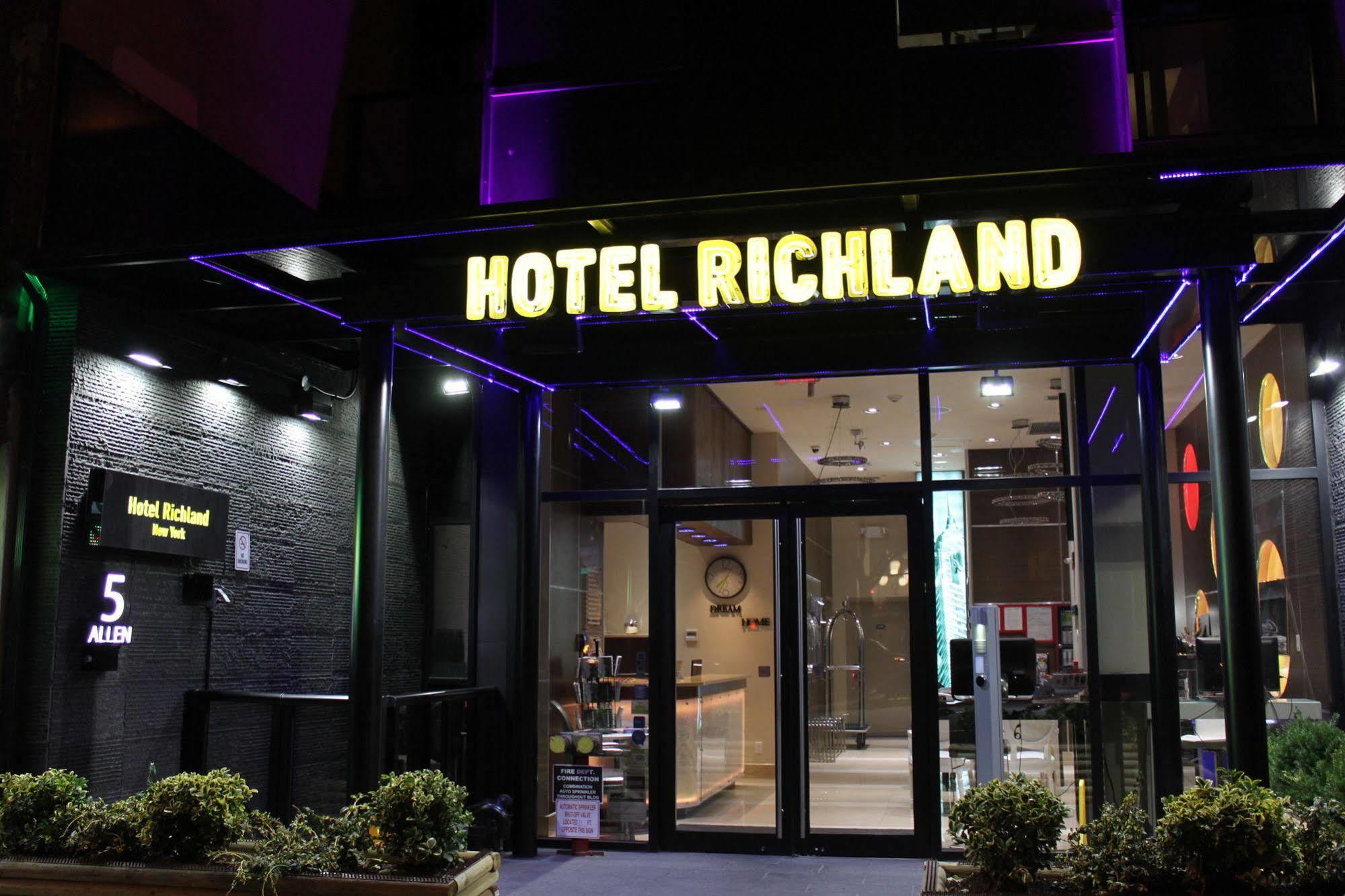 Hotel Richland Les New York Eksteriør billede